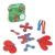 Clixo® joc magnetic de construit - Itsy Flamingo & Turcoaz (18 piese) PlayLearn Toys