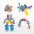 Clixo® joc magnetic de construit - Modele cu rotite (72 piese) PlayLearn Toys