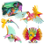 Clixo® joc magnetic de construit - Pasari tropicale (22 piese) PlayLearn Toys