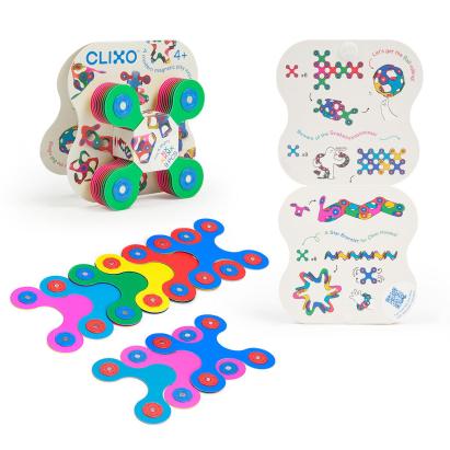 Clixo® joc magnetic de construit - Tiny & Mighty (9 piese) PlayLearn Toys