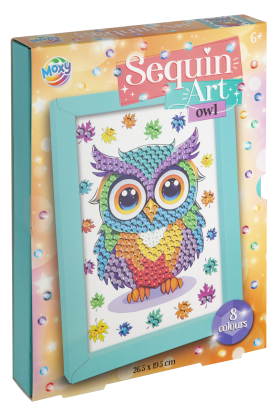 Tablou cu paiete - Bufnita PlayLearn Toys