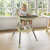 Scaun de masa premium cu perna - Verde Eco PlayLearn Toys