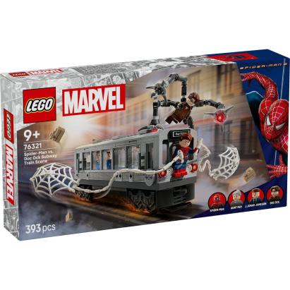 LEGO MARVEL LUPTA PE ACOPERISUL TRENULUI OMUL PAIANJEN SI DOC OCK 76321 SuperHeroes ToysZone