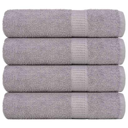 Prosoape de duș 4 buc Gri 70x140 cm 360 g/m² 100% bumbac GartenMobel Dekor