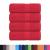 Prosoape pentru oaspeți 4 buc Roșu 30x50cm 360 g/m² 100% bumbac GartenMobel Dekor