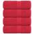 Prosoape pentru oaspeți 4 buc Roșu 30x50cm 360 g/m² 100% bumbac GartenMobel Dekor