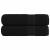 Prosoape de baie 2 buc Negru 100x150 cm 360 g/m² 100% bumbac GartenMobel Dekor