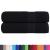 Prosoape de baie 2 buc Negru 100x150 cm 360 g/m² 100% bumbac GartenMobel Dekor