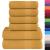 Set prosoape 6 piese Aur 360 g/m² 100% bumbac GartenMobel Dekor