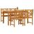 Set de masă pentru grădină 5 pcs Maro lemn masiv de acacia GartenMobel Dekor