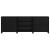 Bufet 3 pcs Stejar negru 70 x 41 x 75 cm Lemn compozit GartenMobel Dekor