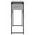 Măsuță consolă cu raft gri sonoma 105x30x75 cm lemn prelucrat GartenMobel Dekor