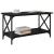 Masă de cafea Stejar negru 80 x 45 x 45.5 cm Lemn compozit GartenMobel Dekor