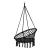 Hamac brazilian, tip scaun, Springos, negru, max 150kg, 79x80x120 cm GartenVIP DiyLine