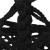Hamac brazilian, tip scaun, Springos, negru, max 150kg, 79x80x120 cm GartenVIP DiyLine