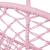 Hamac brazilian, tip scaun, Springos, roz, max 150kg, 79x80x120 cm GartenVIP DiyLine