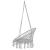 Hamac brazilian, tip scaun, Springos, gri, max 150kg, 79x80x120 cm GartenVIP DiyLine