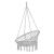 Hamac brazilian, tip scaun, Springos, gri, max 150kg, 79x80x120 cm GartenVIP DiyLine