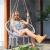 Hamac brazilian, tip scaun, Springos, gri, max 150kg, 79x80x120 cm GartenVIP DiyLine