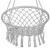 Hamac brazilian, tip scaun, Springos, gri, max 150kg, 79x80x120 cm GartenVIP DiyLine