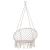 Hamac brazilian, tip scaun, Springos, crem, max 150kg, 79x80x120 cm GartenVIP DiyLine