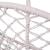 Hamac brazilian, tip scaun, Springos, cu perna, crem si gri, max 150 kg, 79x80x120 cm GartenVIP DiyLine