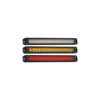 Lampa laterala LED  rosie cu 3 functii  lumina continua, flash, semnalizare dinamica 12-24V  Cod: ZC-15LEDR Automotive TrustedCars