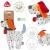 Jucarie fosnitoare - Catelus NATUR PlayLearn Toys