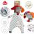 Jucarie cu inel pentru suzeta  - Catelus NATUR PlayLearn Toys