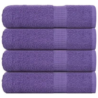 Prosoape de mână 4 buc Violet 50x100 cm 360 g/m² 100% bumbac GartenMobel Dekor