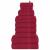 Set prosoape 12 piese Bordeaux 360 g/m² 100% bumbac GartenMobel Dekor