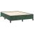 Pat box spring cu saltea, verde închis, 140x190 cm, catifea GartenMobel Dekor