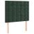 Pat box spring cu saltea, verde închis, 90x200 cm, catifea GartenMobel Dekor