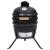 Grătar cu afumătoare 2-în-1 Kamado, negru, 56 cm, ceramică GartenMobel Dekor