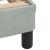 Cadru de pat cu lumini LED, gri deschis, 180x200 cm, catifea GartenMobel Dekor