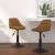 Scaune de sufragerie rotative 2 pcs Maro 46 x 44 x 77.5 cm GartenMobel Dekor