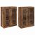 Mobilier cu Montaj pe Perete 2 pcs Lemn vechi 69.5 x 34 x 90 cm GartenMobel Dekor