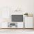Set de 4 piese pentru cabinet TV 4 pcs Alb Lemn compozit GartenMobel Dekor