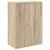 Set de 4 piese pentru cabinet TV Pe perete 4 pcs Stejar sonoma GartenMobel Dekor