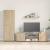 Set de 4 piese pentru cabinet TV Pe perete 4 pcs Stejar sonoma GartenMobel Dekor