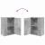 Set de 4 piese pentru cabinet TV 4 pcs Gri beton Lemn compozit GartenMobel Dekor