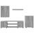 Set de 4 piese pentru cabinet TV 4 pcs sonoma gri Lemn compozit GartenMobel Dekor