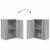 Set de 4 piese pentru cabinet TV 4 pcs sonoma gri Lemn compozit GartenMobel Dekor