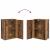 Set de 4 piese pentru cabinet TV 4 pcs Lemn vechi Lemn compozit GartenMobel Dekor