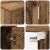 Set de 4 piese pentru cabinet TV 4 pcs Lemn vechi Lemn compozit GartenMobel Dekor