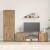 Set de 4 piese pentru cabinet TV 4 pcs stejar artizanal GartenMobel Dekor