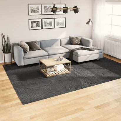 Covor "IZA" aspect scandinav cu fire scurte, antracit,240x340cm GartenMobel Dekor