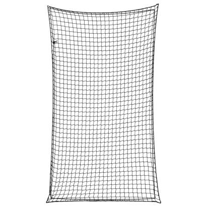Plasă de remorcă cu funie elastică, negru, 3,5x2 m, PP GartenMobel Dekor