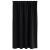 Perdele cu perdele 2 pcs Negru Poliester GartenMobel Dekor