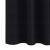 Perdele cu perdele 2 pcs Negru Poliester GartenMobel Dekor